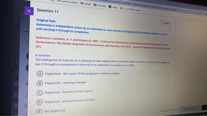 Question 9 2 Points Original Text Human Judgment Is Unlikely To Be Automated Intelligent Machines Can Add Enormously T 3
