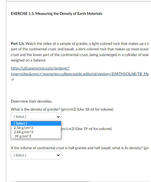 Part 1 A Determine The Density Of A Liquid By Examining The Photos Of A Graduated Cylinder On A Balance That Same Grad 6