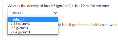 Part 1 A Determine The Density Of A Liquid By Examining The Photos Of A Graduated Cylinder On A Balance That Same Grad 7