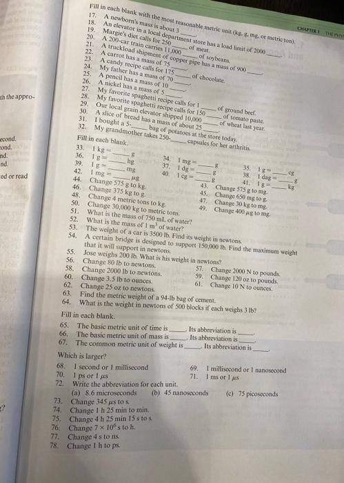 Problems 1 6 Which Unit Is Larger 1 1 Gram Or 1 Centigram 2 1 Gram Or 1 Milligram 3 1 Gram Or 1 Kilogram 4 1 Centig 2