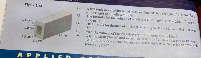 Sketch Review Problems 1 Solve F Ma For A Mand B A 2 Solve Va V2gh For H 3 Solve S Y Yr For V 4 Solve E 2