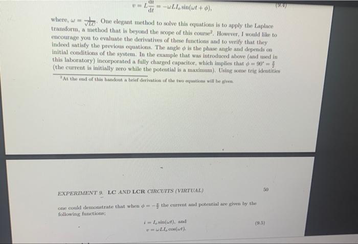 Lc And Lcr Circuits Virtual Chalet Mart To The Same The Capacito They Hoc The Ht Pel Padre 21 The The The Other Relati 8