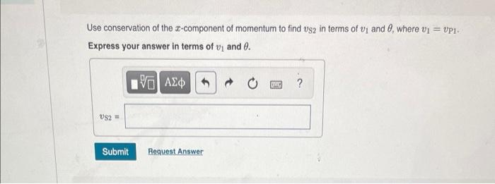 A Hockey Puck Of Mass M Is Moving In The 1 Direction At Speed Vpi On A Frictionless Horizontal Surface It Collides Wi 2