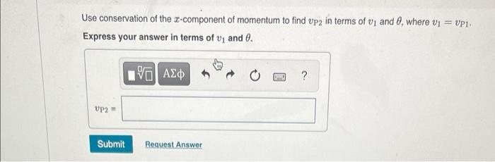 A Hockey Puck Of Mass M Is Moving In The 1 Direction At Speed Vpi On A Frictionless Horizontal Surface It Collides Wi 3