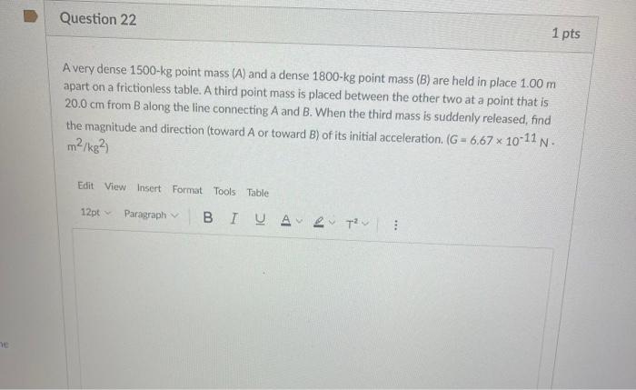 Question 48 1 Pts A Container Consists Of Two Vertical Cylindrical Columns Of Different Diameters Connected By A Narrow 3