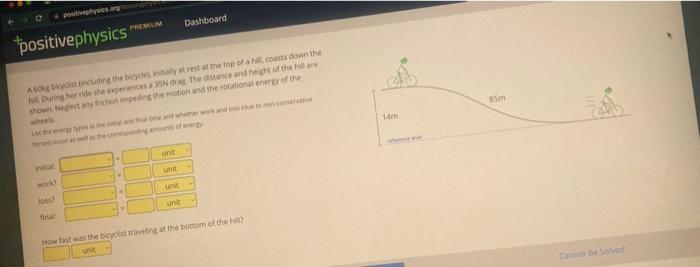 Premium Dashboard Positivephysics Ua A Student Fires A Cannonball Horizontally With A Speed Of 30 0m S From A Height Of 2