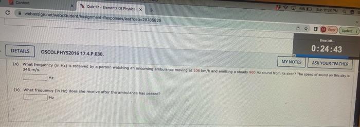 X Qult 19 Elements Of Physics X Webassin Net Web Student Assignment Responses Lastidep28785825 Son 11 36 Ur Emo Update 1