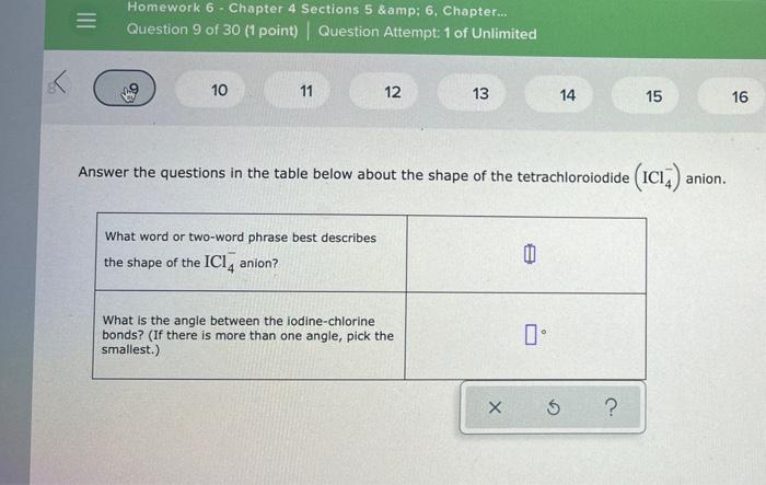 Homework 6 Chapter 4 Sections 5 Amp 6 Chapter Question 9 Of 30 1 Point Question Attempt 1 Of Unlimited 10 1