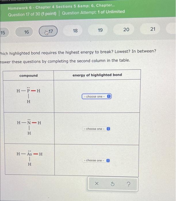 15 16 17 19 20 22 18 21 Answer The Questions In The Table Below About The Shape Of The Cyanate Ocn Anion How Many Ele 3