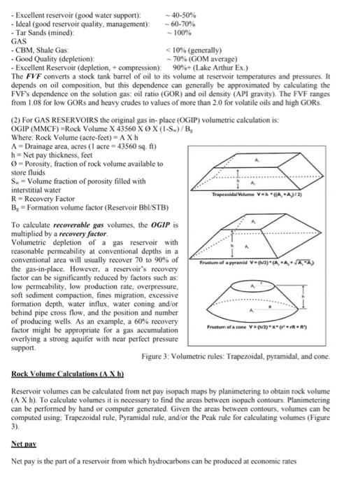 Volumetric Estimation Volumetric Estimation Is Also Known As The Gcologist S Method As It Is Based On Cores Analysis 2