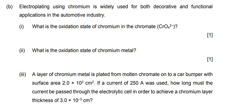B Electroplating Using Chromium Is Widely Used For Both Decorative And Functional Applications In The Automotive Indus 1