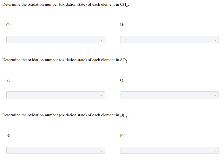Determine The Oxidation Number Oxidation State Of Each Element In Ch C H Determine The Oxidation Number Oxidation 1