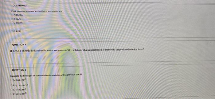 Question 1 5 Points A Solution Is Made By Dissolving 18 2 Grams Of Hno3 Mw 83 09 G Mol In 778 Ml Of Water Calculate T 2