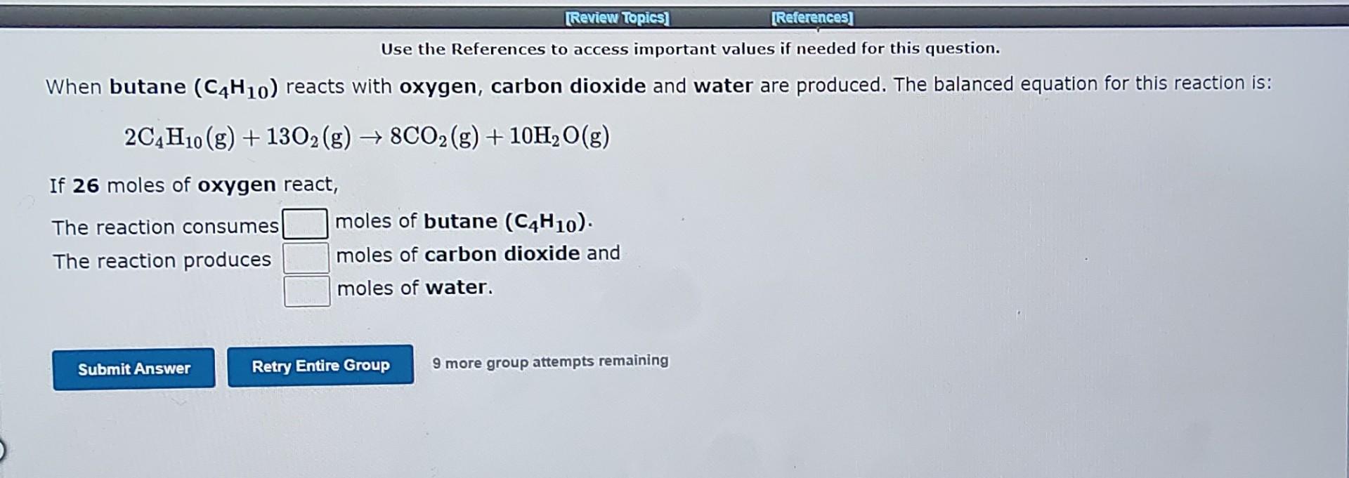 Review Topics References Use The References To Access Important Values If Needed For This Question When Butane C4h 1