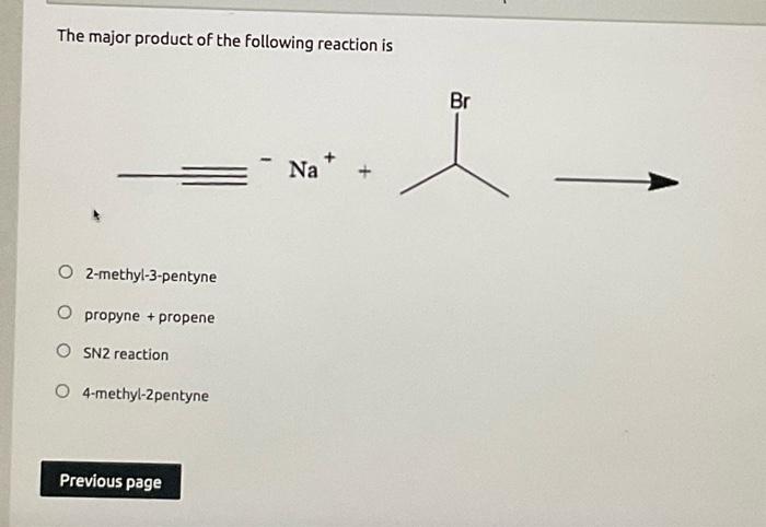 The Major Product Of The Following Reaction Is Ch O Ch Oh 50 C Br Oil The Major Product Of The Following Reaction Is B 2