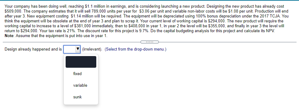 Your Company Has Been Doing Well Reaching 1 1 Million In Earnings And Is Considering Launching A New Product Designi 1