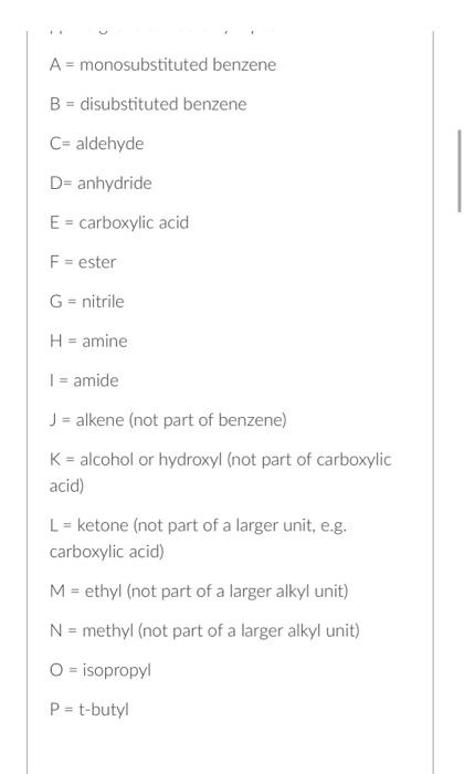 Draw The Structure Of The Compound Whose Data Is Shown Below Then Select All Functional Groups In The Correct Structure 5