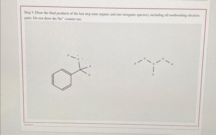 Organic Chemistry Maxwell Consider The Reaction Presented By Macmillan Leaming 1 Nabh 2 D 0 Complete The Electron Push 2