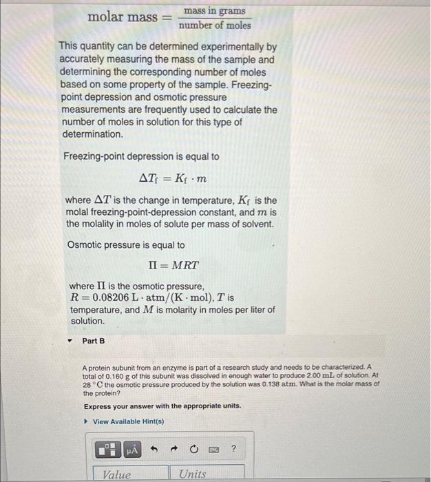 Assignment 21 Chapter 136 Nhat Osmotic Pressure In Atmospheres Would You Expect For Each Of The Following Solutions P 2