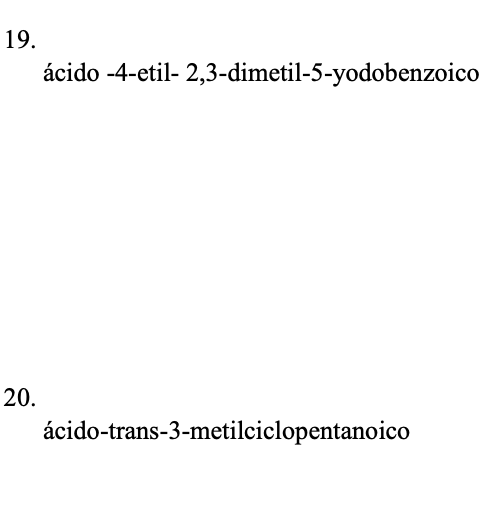 Ii Say The Name Or Draw The Following Compounds 20 Points 4
