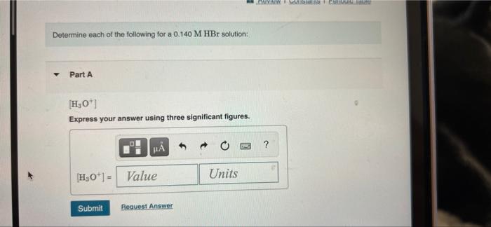 A Review Constants Periodic Table Part A A Solution Of 0 381 M Koh Is Used To Titrate 14 0 Ml Of A 0 196 M H3po4 Solut 2