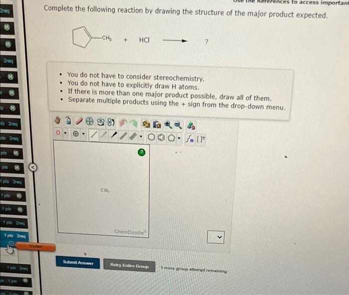 Name The Alkene That Would React With Bromine To Form The Following Br Br Ch Ch Ch Chchch 19 Name Of Alkene Submit A 3