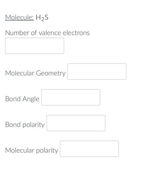 Molecule C2h4 Number Of Valence Electrons Molecular Geometry On Each C As Central Atom Bond Angle Bond Polarity Molecul 2