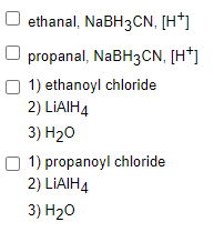 Which Reagents Could Be Used For The Following Transformation Choose All That Apply 2