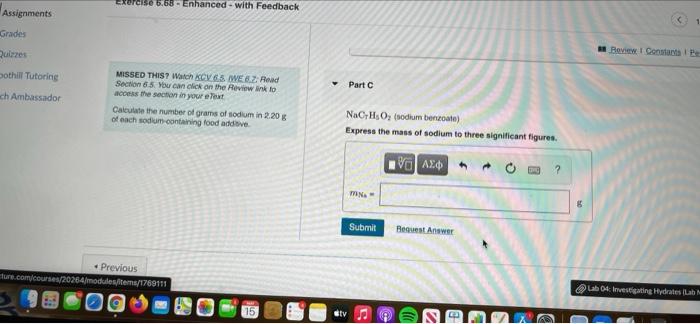 Xorcise 6 68 Enhanced With Feedback Assignments Grades Quizzes Review Constanta Othill Tutoring Part Ch Ambassador M 1