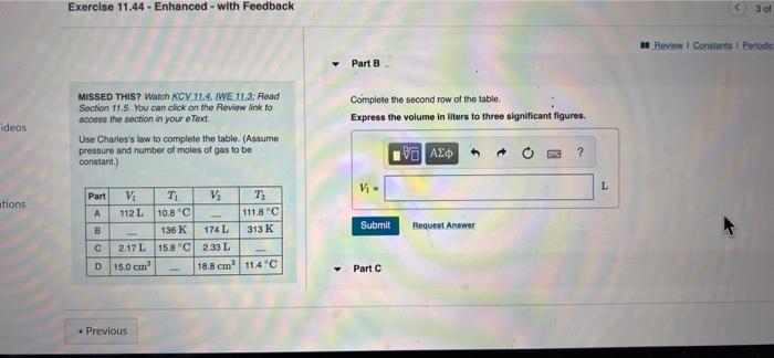 Review I Constants 1 Periodic To Part A Missed This Watch Kcv 11 4 Iwe 11 3 Read Section 11 5 You Can Click On The R 2