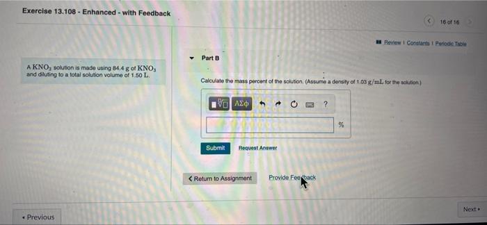 A Review 1 Contacts Periodic Table You May Want To Reference Pages 445 469 Chapter 13 While Completing This Problem 2