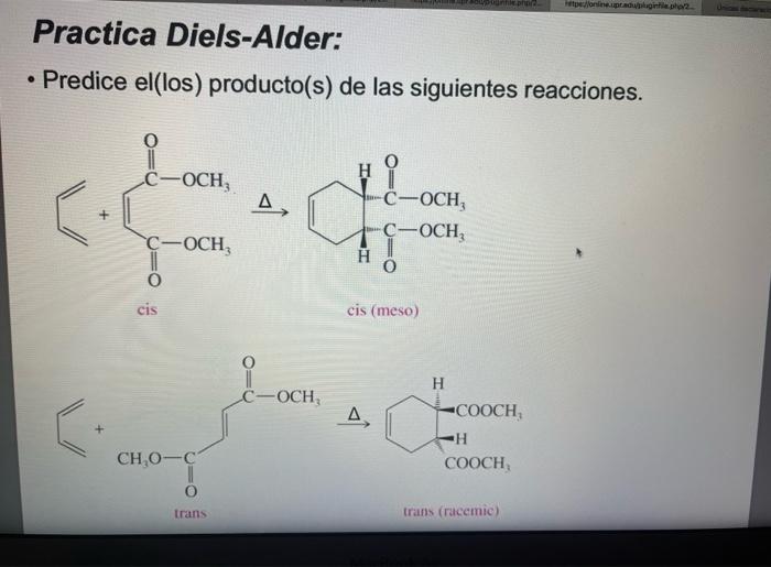 Ejercicios De Practica Predice El Los Producto S De Las Siguientes Reacciones Y Propone Un Mecanismo Para Su Formacion 2