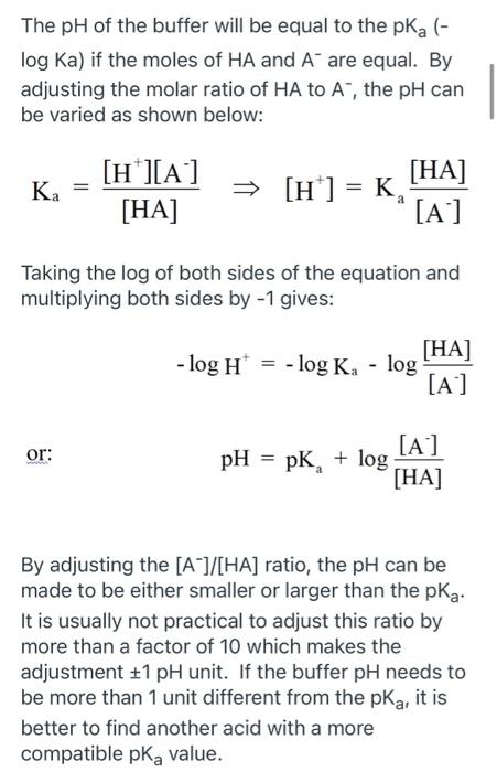Introduction Some Solutions Called Buffers Are Very Resistant To The Ph Changes Normally Caused By The Addition Of An 2