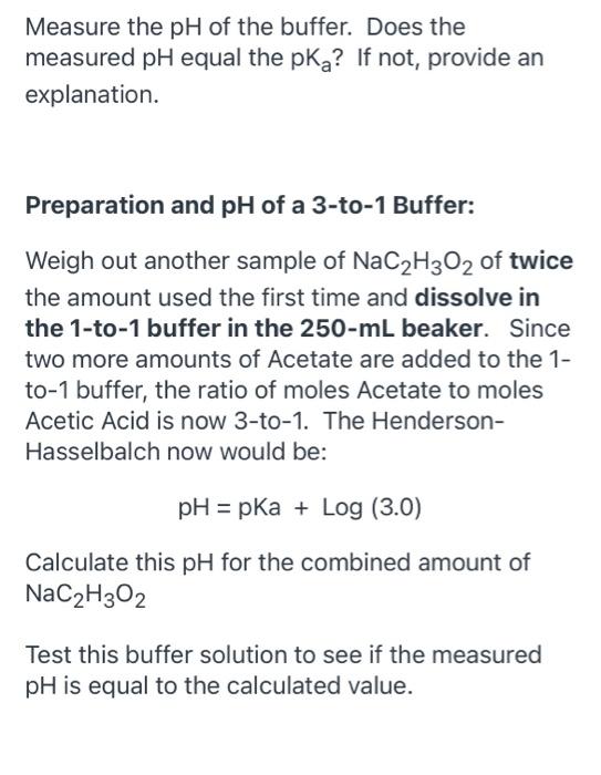 Introduction Some Solutions Called Buffers Are Very Resistant To The Ph Changes Normally Caused By The Addition Of An 5