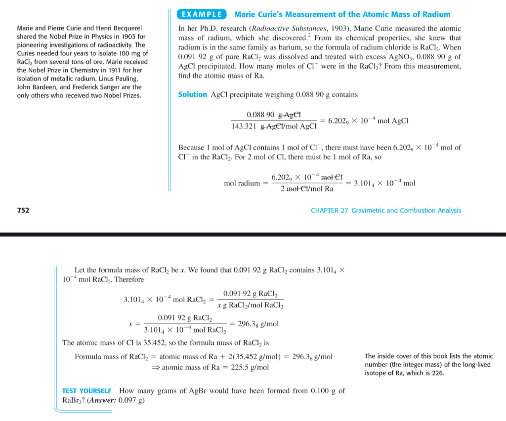 How Many Grams Of Agbr Would Have Been Formed From 0 100 G Of Rabr2 Answer 0 097 G 1