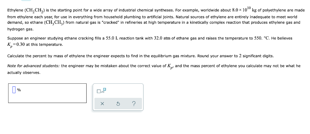 Ethylene Ch Ch Is The Starting Point For A Wide Array Of Industrial Chemical Syntheses For Example Worldwide About 1