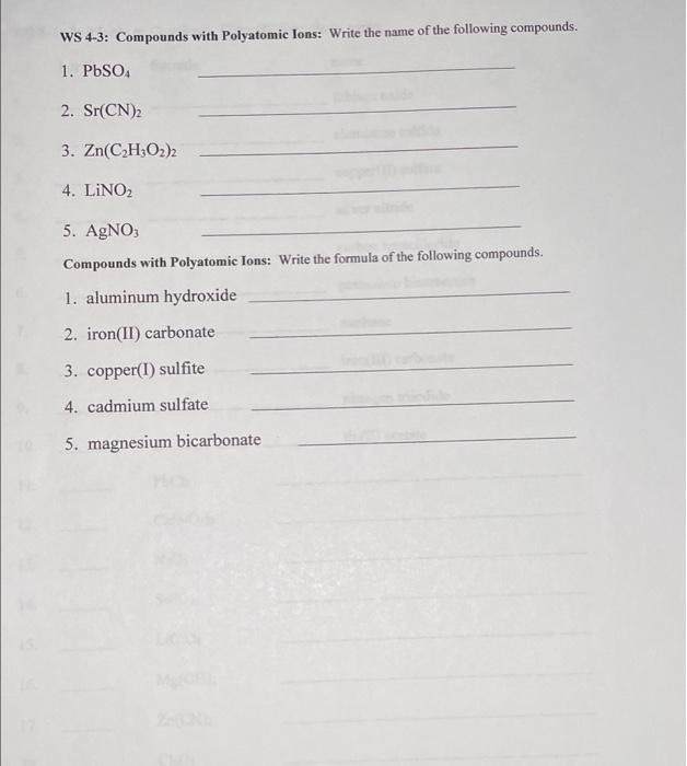 Ws 4 1 Isotopic Notation Atoms And Lons Fill In The Blanks Isotopic Notation Must Include The Symbol Atomic Number 3