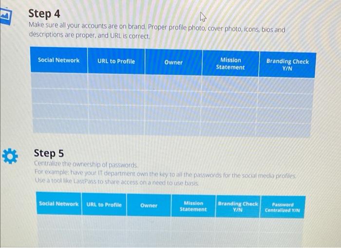 Social Media Audit Template This Template Is To Help You Conduct A Social Media Audit For Your Business Follow These St 3