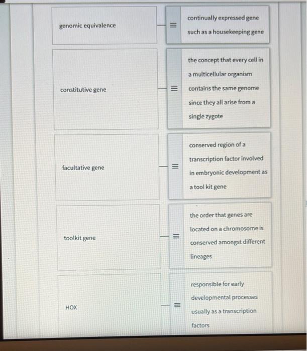 Continually Expressed Gene Iii Genomic Equivalence Such As A Housekeeping Gene The Concept That Every Cell In A Multicel 5