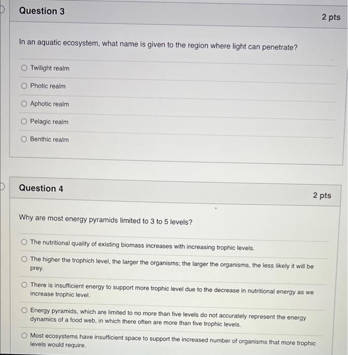 Question 1 2 Pts Which Biome Consist Of Very Little Precipitation Hot Summers Experiences Cold Winter And Composed Of 3