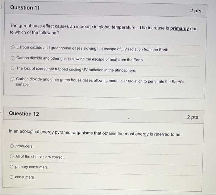 2 Pts Question 9 Refer To The Illustration On The Pyramid Animals That Feed On Plant Eaters Are No Lower Than Eagle S 3
