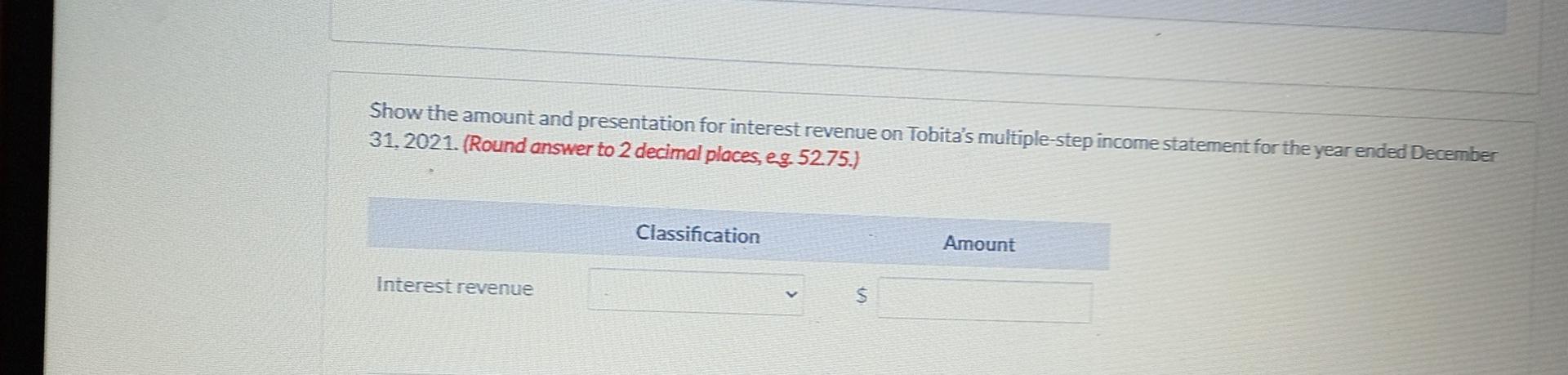 On December 31 2020 Tobita Company Had The Following Balances Reported On Its Balance Sheet Notes Receivable 17 100 4