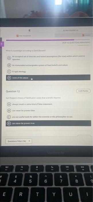 Test Content Question 1 0 25 Points What Would The Next Step In The Scientific Method Be If A Particular Hypothesis Was 5