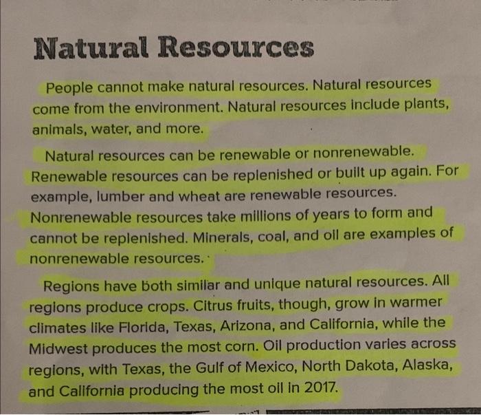 2 Why Do We Need To Conserve Renewable Resources Such As Water Answer In Complete Sentences 2