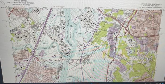 Part 2 Locate Lemon Creek On Your Map Of Arthur Kill Ask If You Can T Find It Draw A Stream Profile Showing The Alt 3