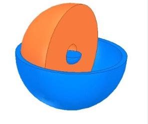 Half Of The Region Between Concentric Semiconductor Spheres With Inner Radius A 3mm And Outer Radius B 8 1mm Is Filled W 1