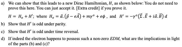 Some Beyond The Standard Model Theories Such As Susy Predict That The Electron May Possess A Non Zero But Small Electr 2
