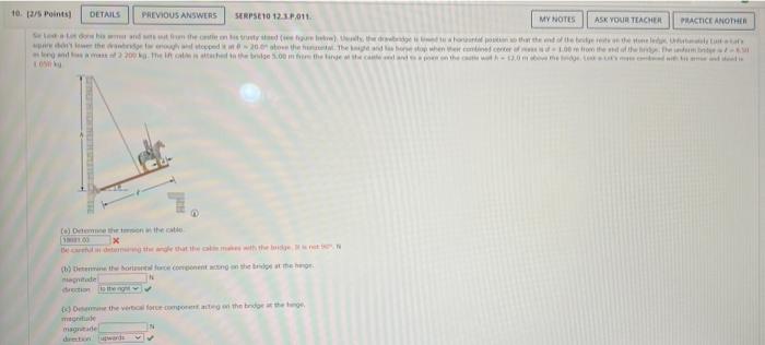 10 A Points Details Previous Answers Serpse10 12 3 2011 My Notes Ask Your Teacher Practice Another Hom The Content Wewed 1