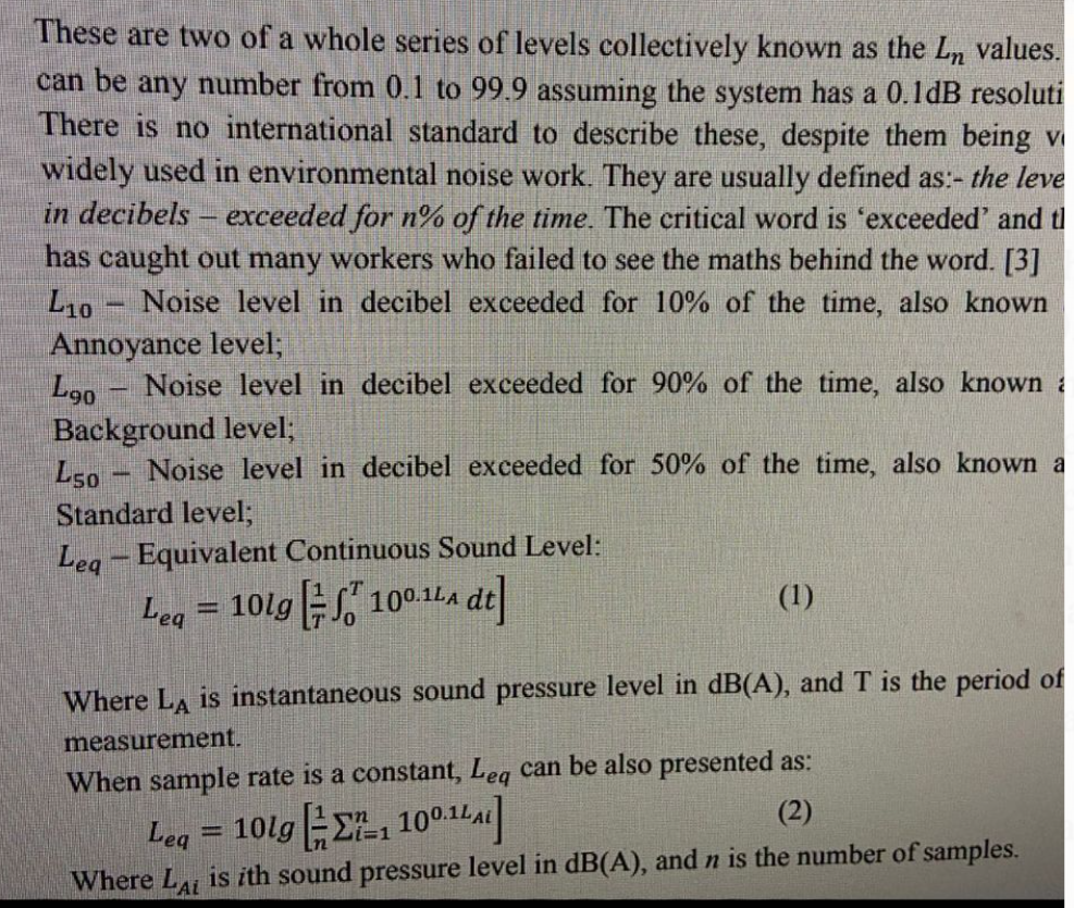 These Are Two Of A Whole Series Of Levels Collectively Known As The Ln Values Can Be Any Number From 0 1 To 99 9 Assu 1