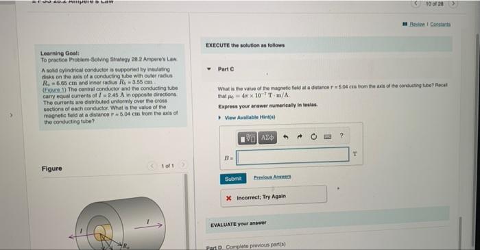 A La 10 Of 28 Beview Contato Execute The Solution As Follows Part Learning Goal To Practice Problem Solving Strategy 1